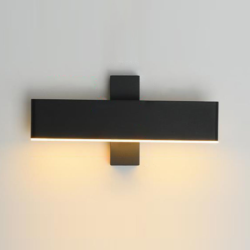 Single White/Black Modern Wall Mounted Sconce LED Wall Light for Bedroom