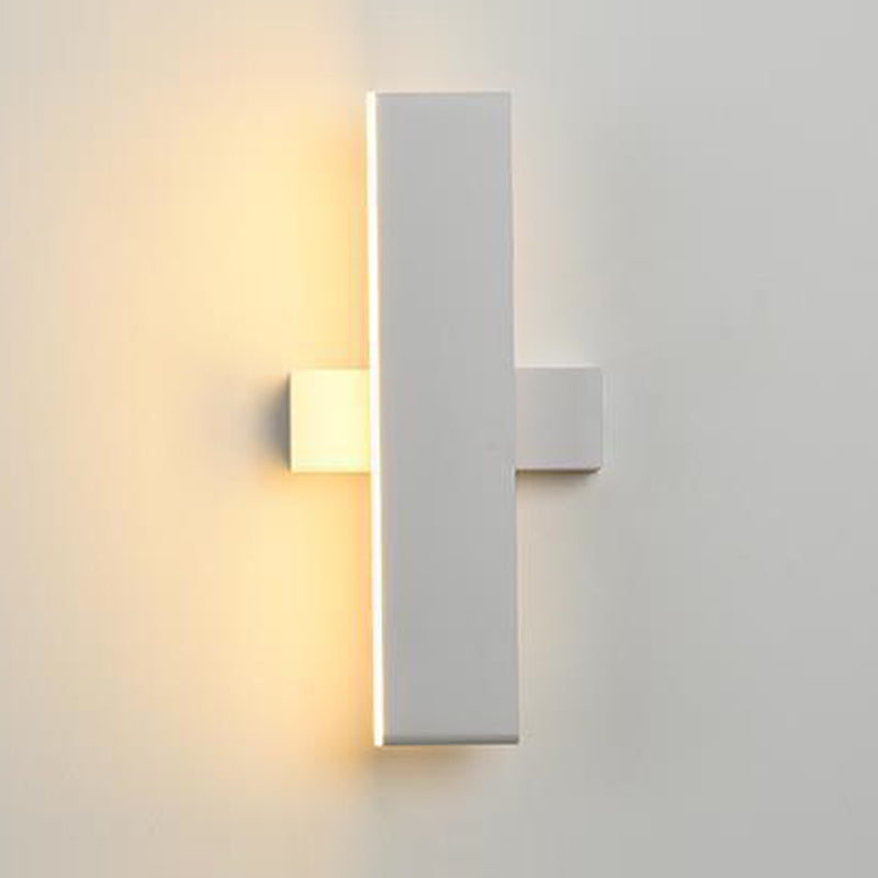 Single White/Black Modern Wall Mounted Sconce LED Wall Light for Bedroom
