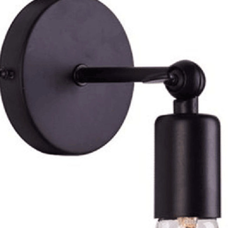 Industrial Black Wall Light Metal Lighting for Home Living Room