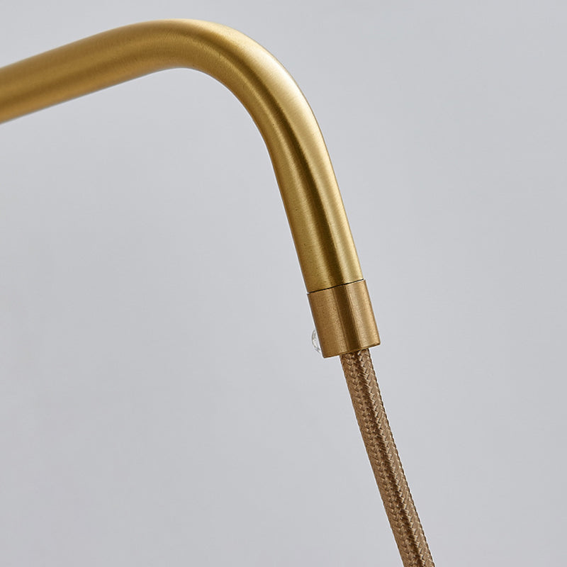 Modernism Globe Shaded Wall Light Golden Metal Lighting for Foyer