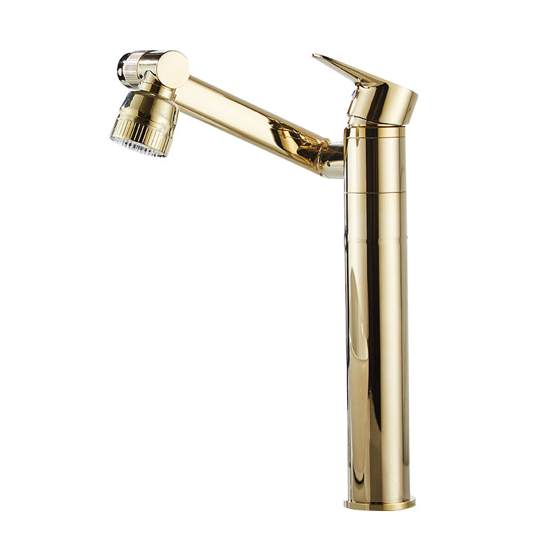 Vessel Sink Faucet Glam Style Single Lever Handle Faucets for Bathroom