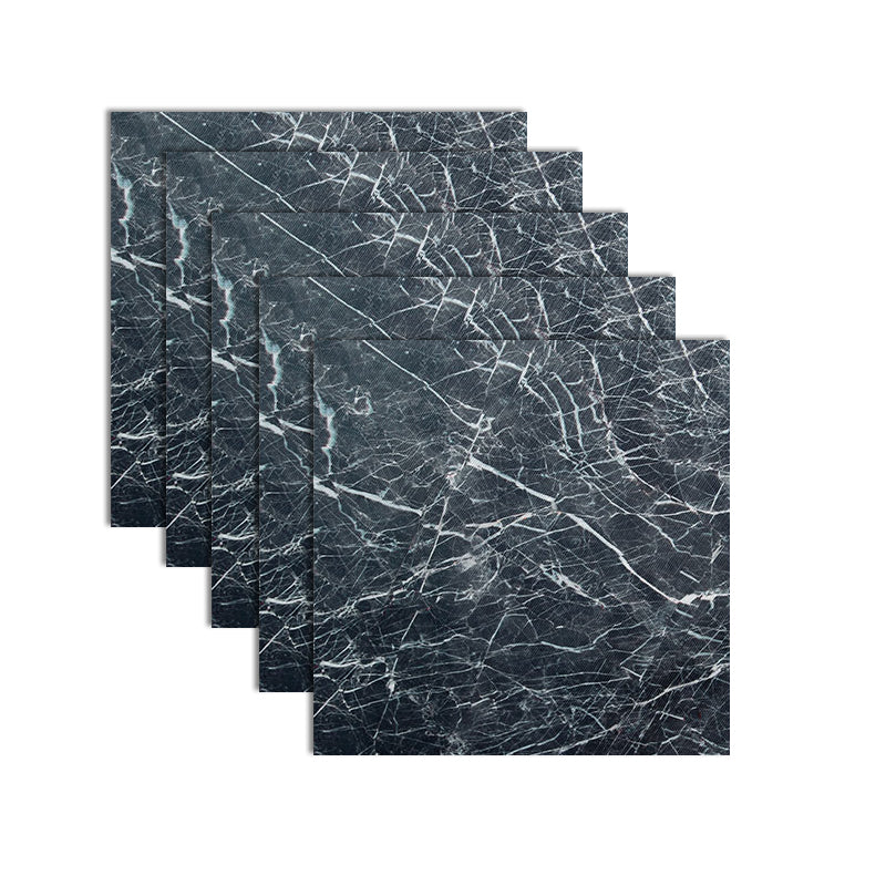 Peel and Stick Vinyl Flooring Marble Look Vinyl Flooring with Square Edge