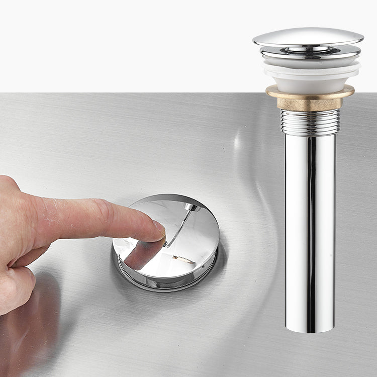 Modern Style Bathroom Sink Stainless Steel Noise-cancelling Design Bathroom Sink