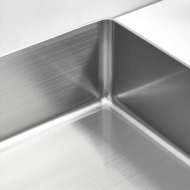 Modern Style Bathroom Sink Stainless Steel Noise-cancelling Design Bathroom Sink