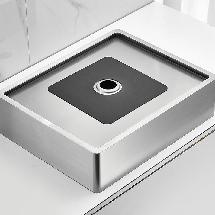 Modern Style Bathroom Sink Stainless Steel Noise-cancelling Design Bathroom Sink