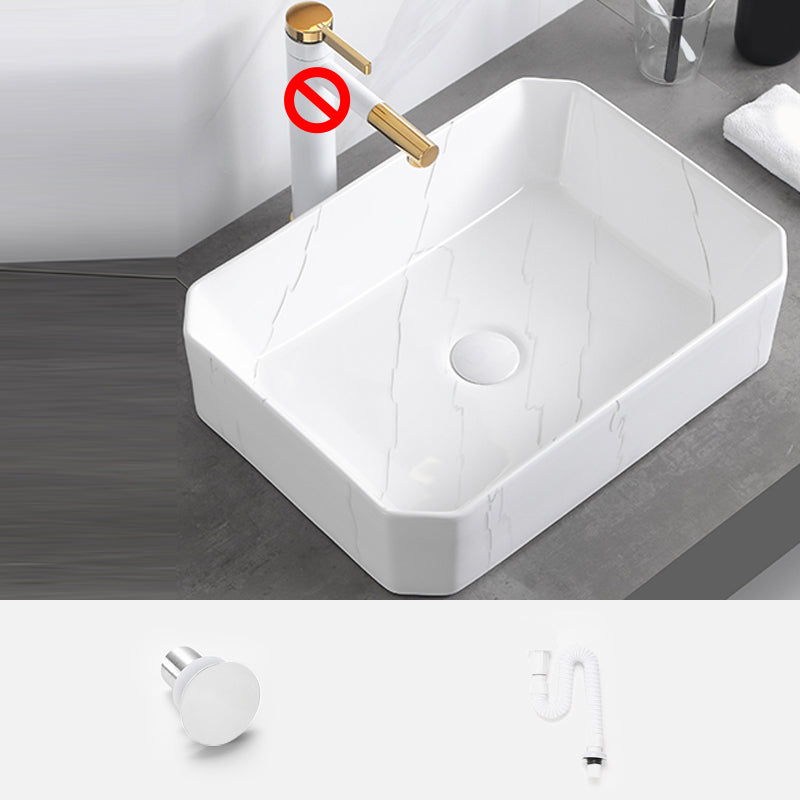 Classic Style Bathroom Sink Stainless Steel Dirt Resistant Bathroom Sink