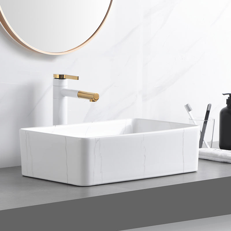 Classic Style Bathroom Sink Stainless Steel Dirt Resistant Bathroom Sink