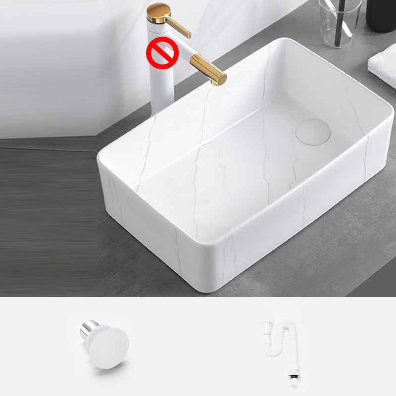Classic Style Bathroom Sink Stainless Steel Dirt Resistant Bathroom Sink
