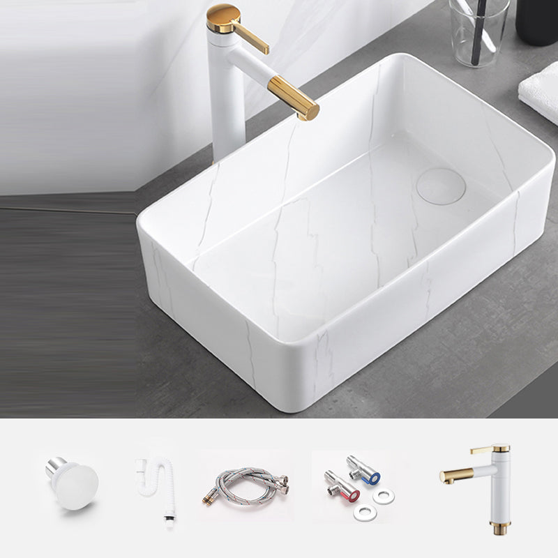 Classic Style Bathroom Sink Stainless Steel Dirt Resistant Bathroom Sink