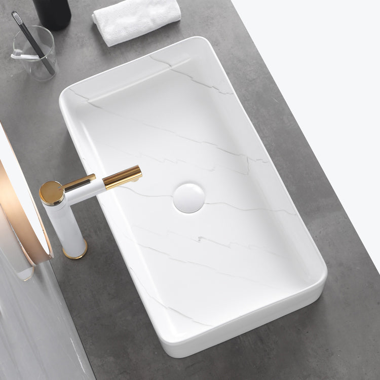 Classic Style Bathroom Sink Stainless Steel Dirt Resistant Bathroom Sink
