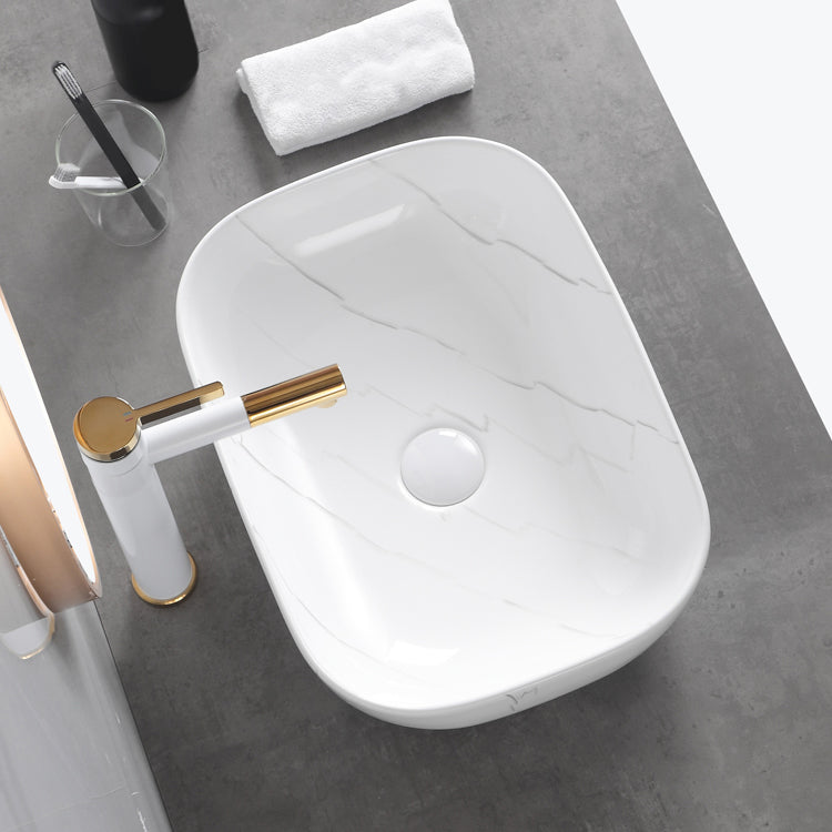 Classic Style Bathroom Sink Stainless Steel Dirt Resistant Bathroom Sink