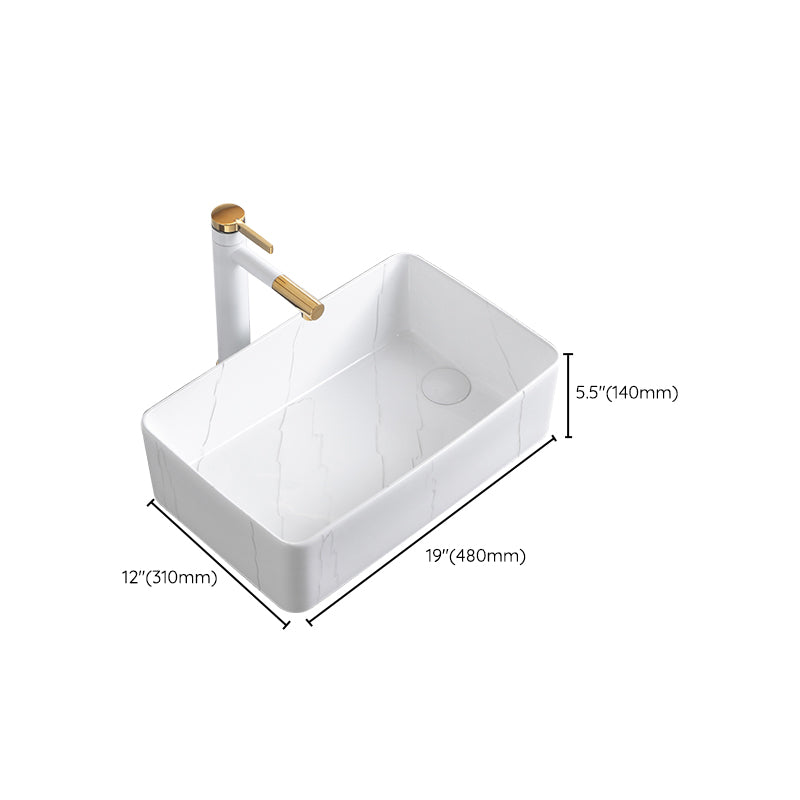Classic Style Bathroom Sink Stainless Steel Dirt Resistant Bathroom Sink