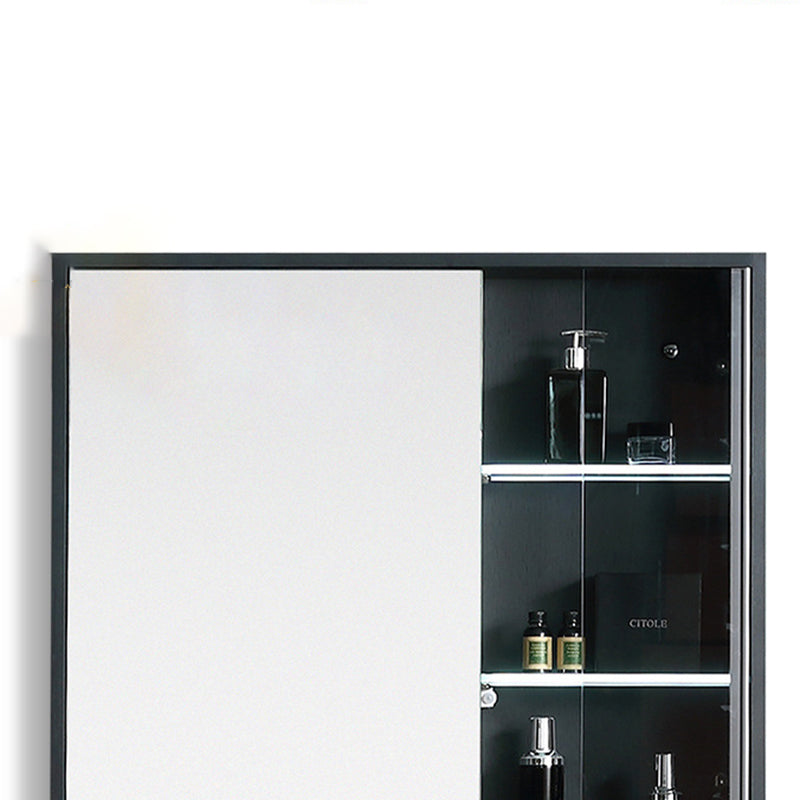 Contemporary Wooden Sink Vanity Storage Shelves Bathroom Sink Vanity