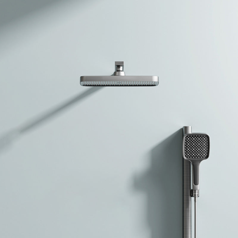 Contemporary Shower Set Handheld Shower Head Wall Mounted Shower System