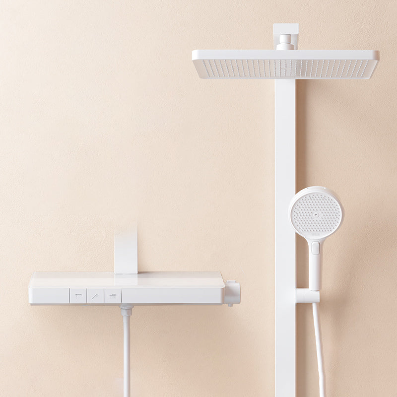 Modern Shower Faucet Brass Thermostatic Adjustable Shower Head Shower System