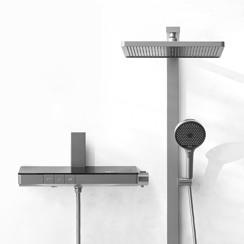 Modern Shower Faucet Brass Thermostatic Adjustable Shower Head Shower System