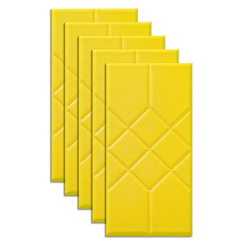 Modern Wall Paneling Living Room Peel and Stick 3D Embossing Waterproof Wall Paneling