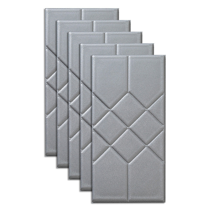 Modern Wall Paneling Living Room Peel and Stick 3D Embossing Waterproof Wall Paneling