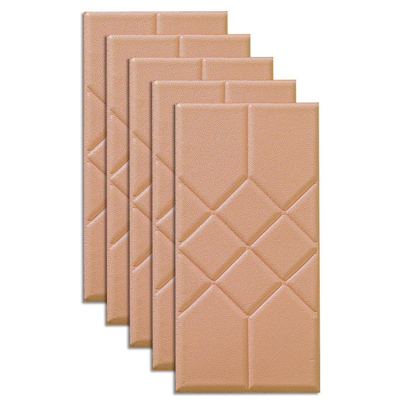 Modern Wall Paneling Living Room Peel and Stick 3D Embossing Waterproof Wall Paneling