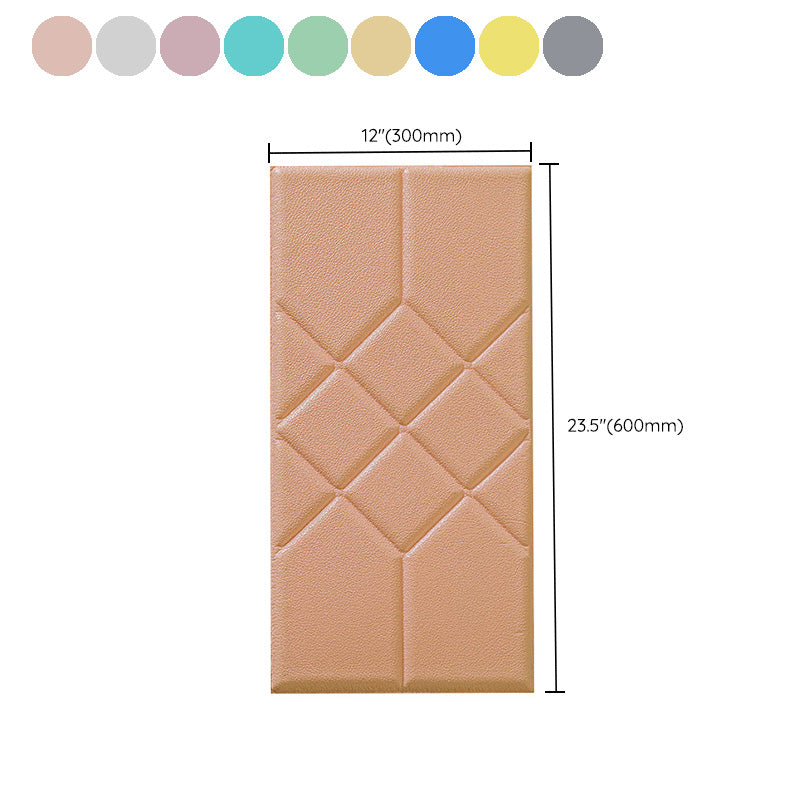 Modern Wall Paneling Living Room Peel and Stick 3D Embossing Waterproof Wall Paneling