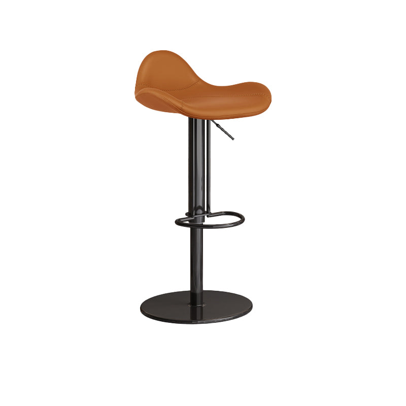 Industrial Adjustable Bar Stool Leather Backrest Counter Stool for Bristol