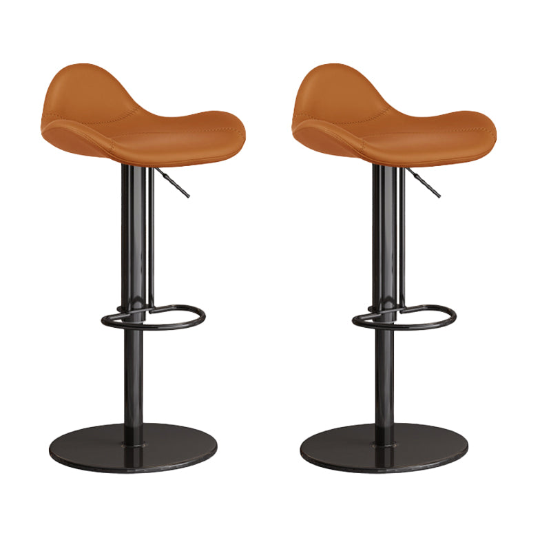 Industrial Adjustable Bar Stool Leather Backrest Counter Stool for Bristol