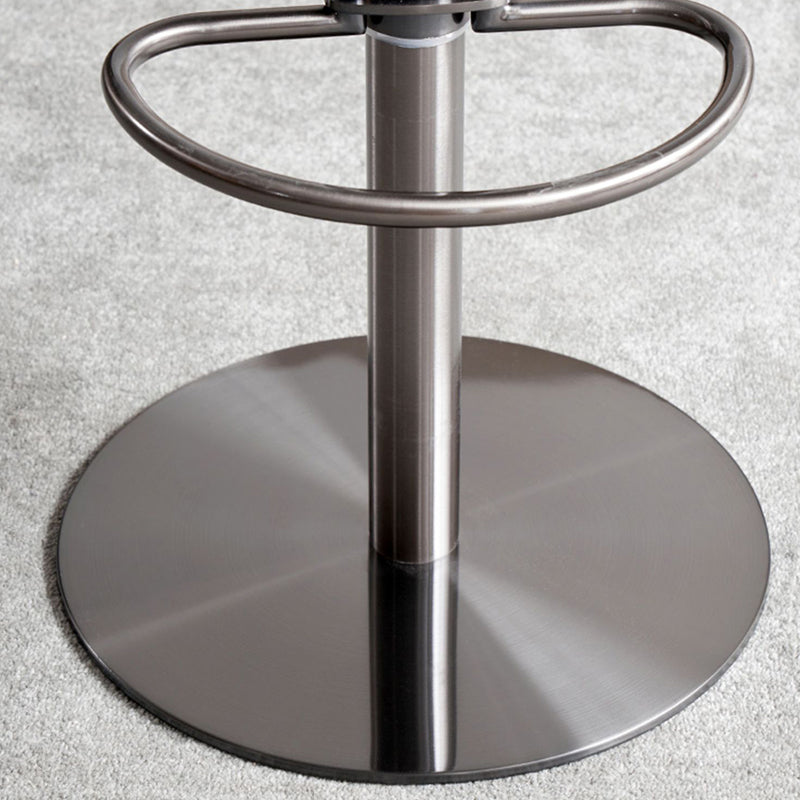 Industrial Adjustable Bar Stool Leather Backrest Counter Stool for Bristol