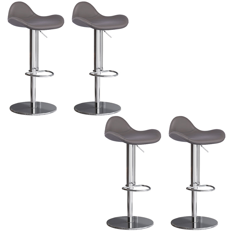 Industrial Adjustable Bar Stool Leather Backrest Counter Stool for Bristol