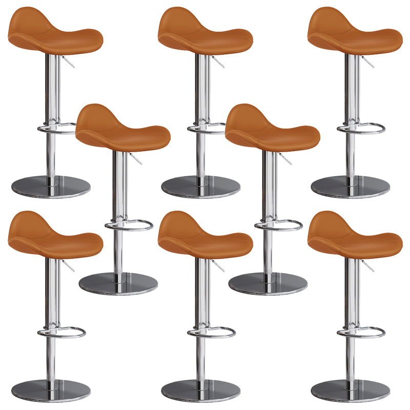 Industrial Adjustable Bar Stool Leather Backrest Counter Stool for Bristol