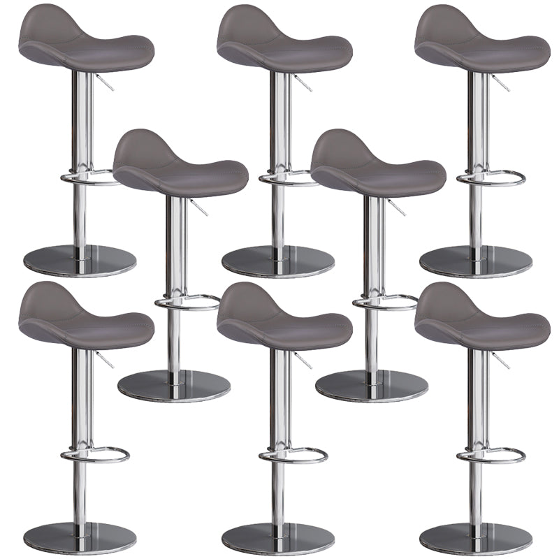 Industrial Adjustable Bar Stool Leather Backrest Counter Stool for Bristol