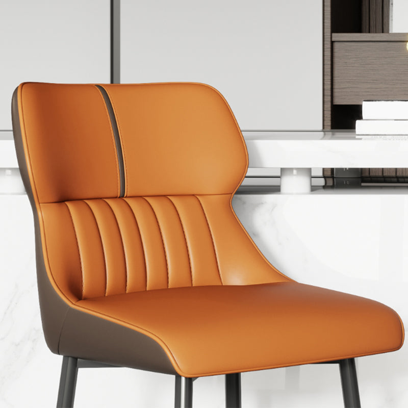 Modern Leather Bar Stool Upholstered Counter Stool for Bristol