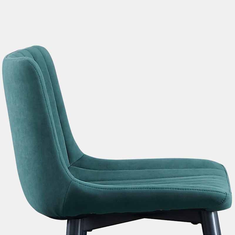 Modern Velvet Bar Stool Backrest Counter Stool for Dining Room