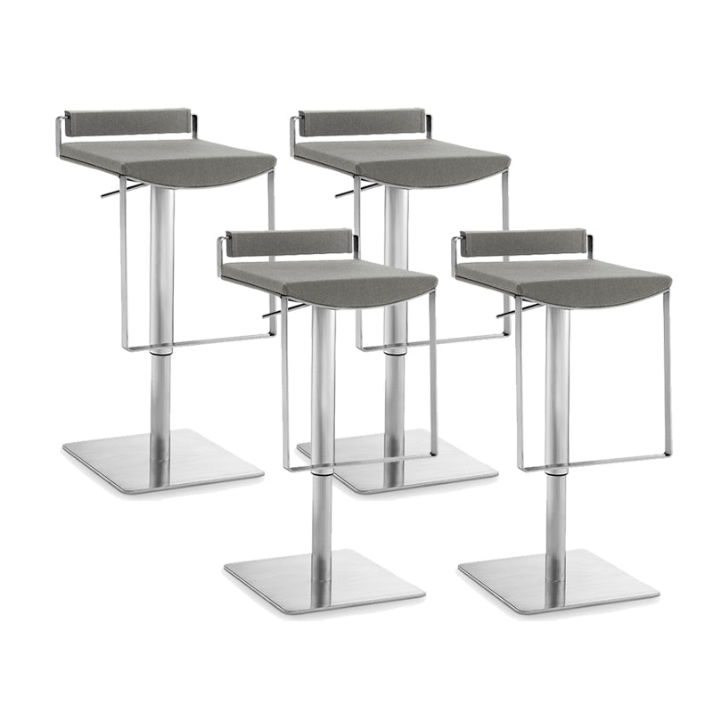 Industria Fabric Bar Stool Modern Low Back Counter Stool for Bristol