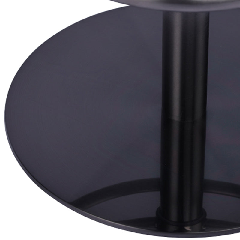 Industrial Leather Bar Stool Adjustable Backless Counter Stool for Bristol