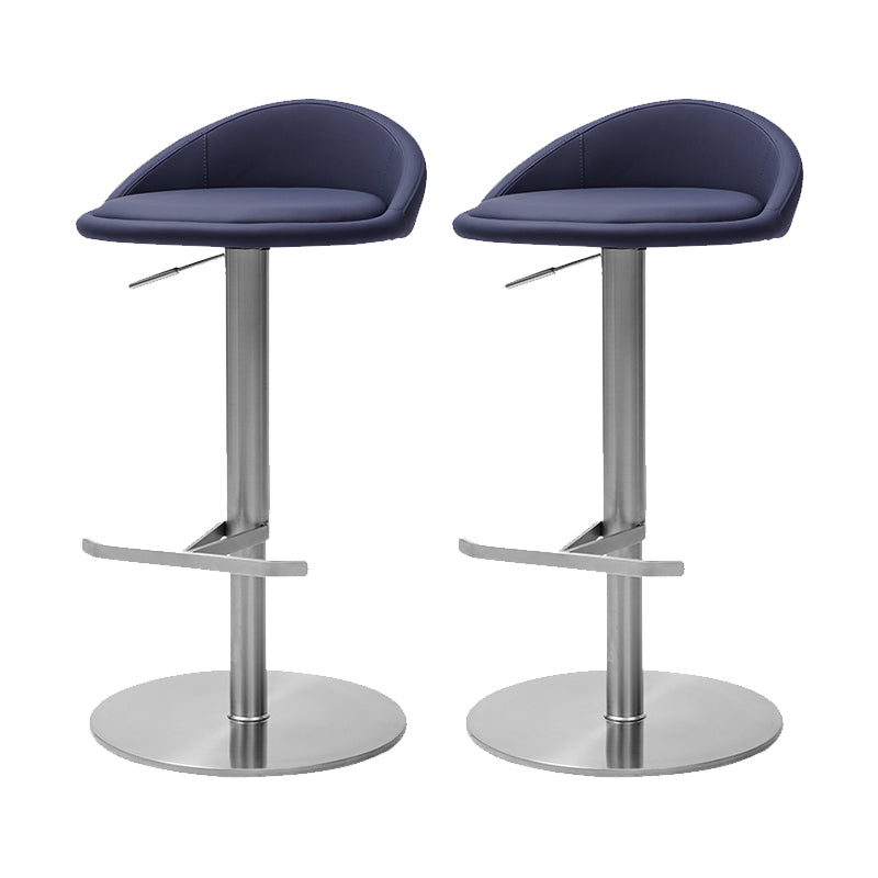 Modern Bar Stool Leather Adjustable Height Counter Stool for Bristol