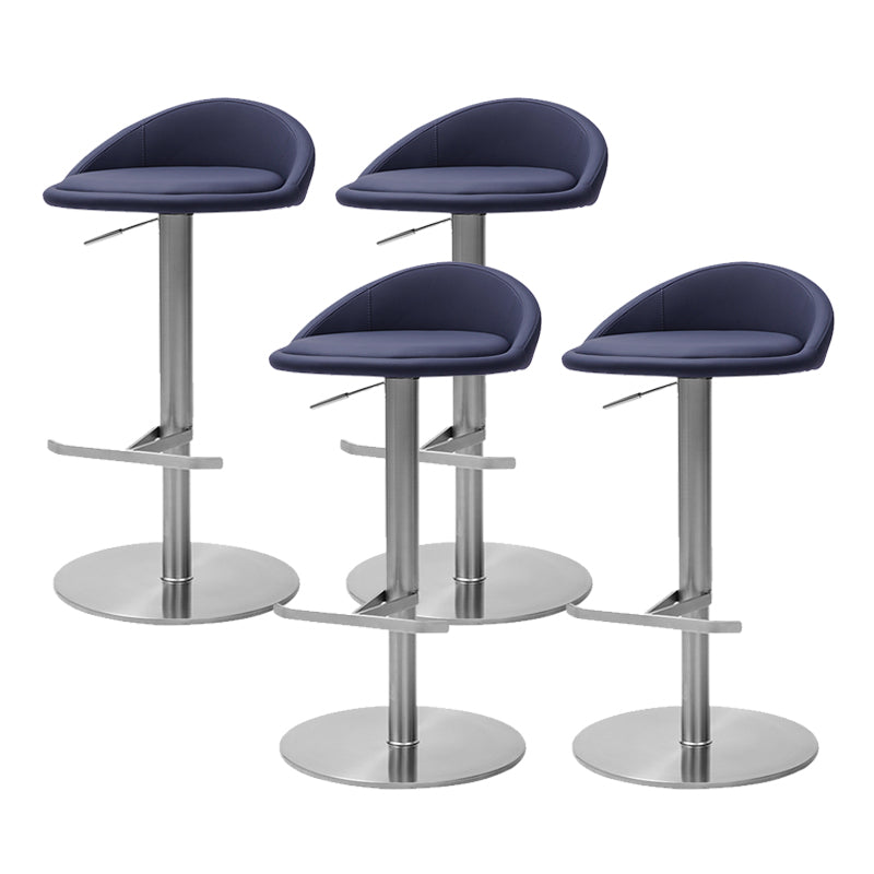 Modern Bar Stool Leather Adjustable Height Counter Stool for Bristol