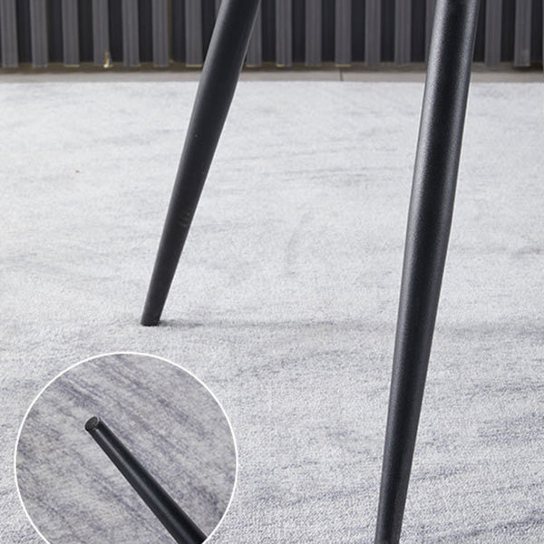 Armless Kitchen Dining Side Chair Industrial Wingback Side Chair