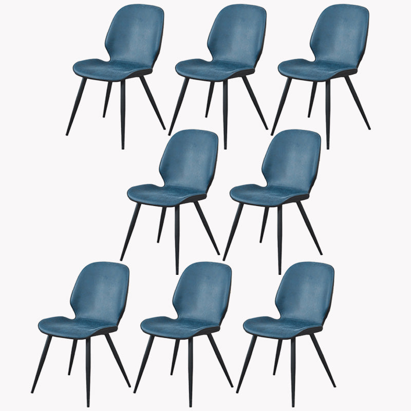 Armless Kitchen Dining Side Chair Industrial Wingback Side Chair