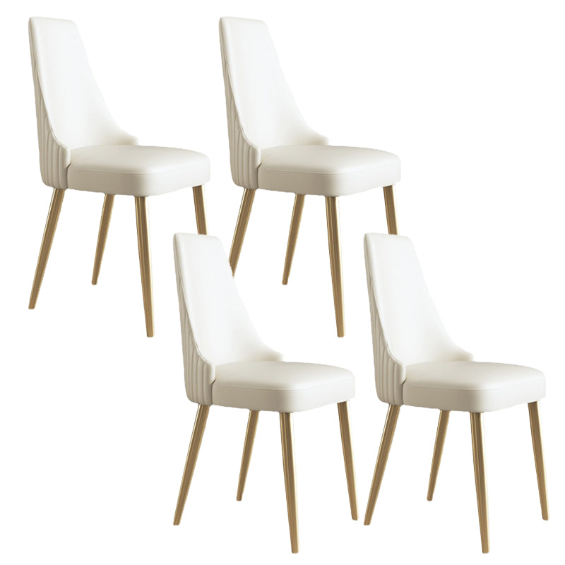 Kitchen Home Glam Chair Armless Dining Chair with Upholstered