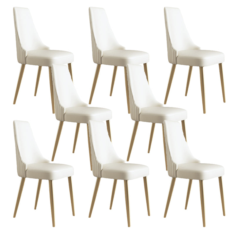 Kitchen Home Glam Chair Armless Dining Chair with Upholstered