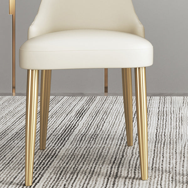 Kitchen Home Glam Chair Armless Dining Chair with Upholstered