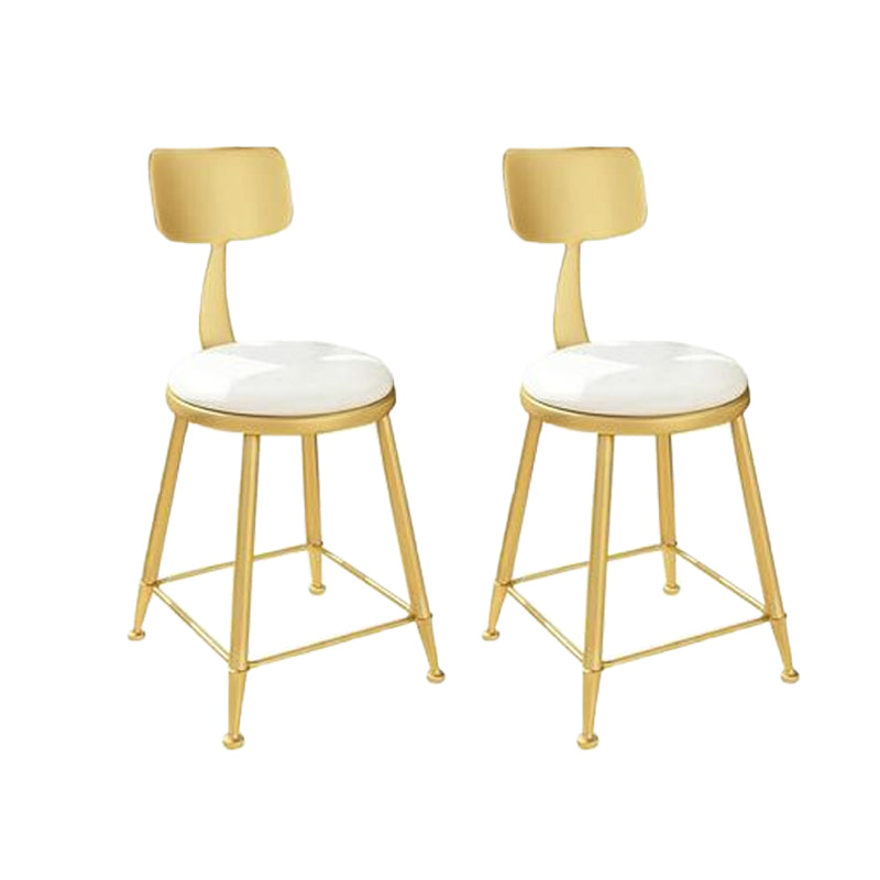 Glam Armless Kitchen Dining Side Chair Open Back Dining Side Chair