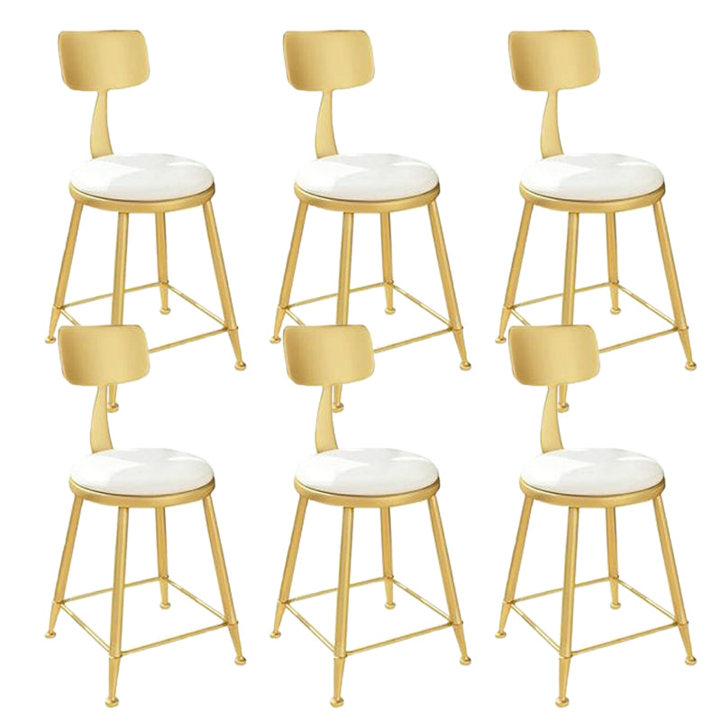 Glam Armless Kitchen Dining Side Chair Open Back Dining Side Chair