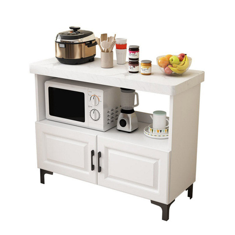 Modern Style Kitchen Island Table Double Sided Cabinet Kitchen Island