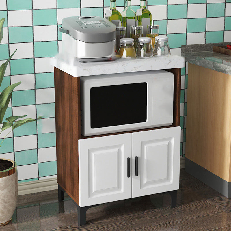 Modern Style Kitchen Island Table Double Sided Cabinet Kitchen Island