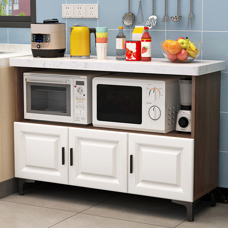 Modern Style Kitchen Island Table Double Sided Cabinet Kitchen Island