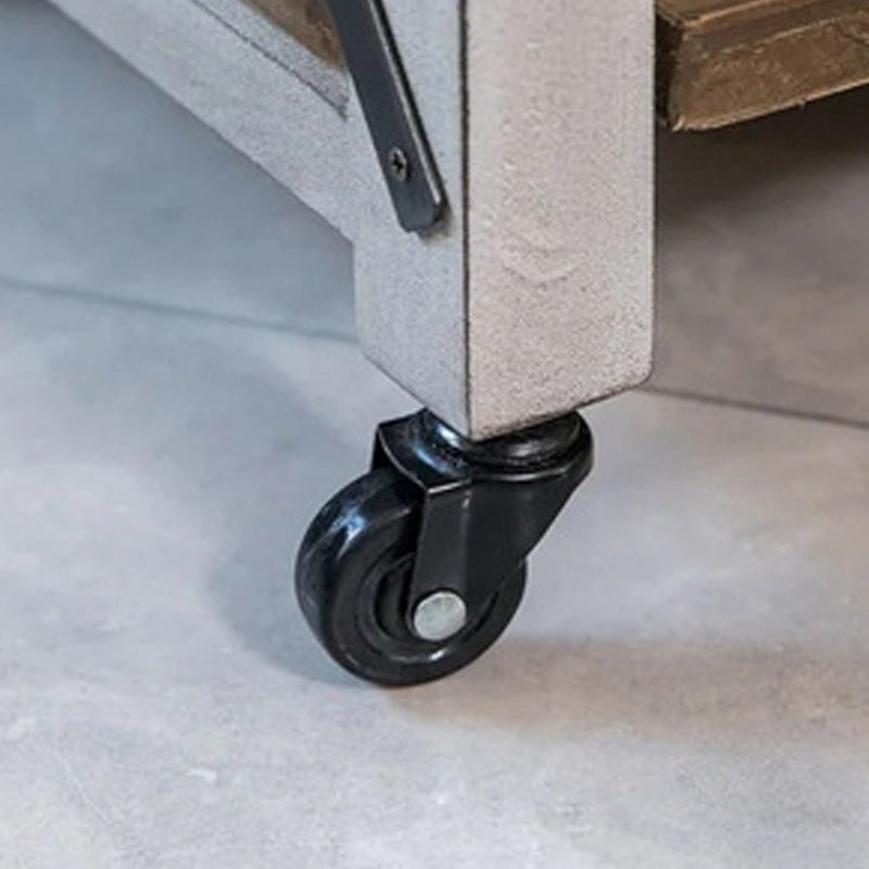 Home Dining Kitchen Trolley Modern Solid Wood Kitchen Island