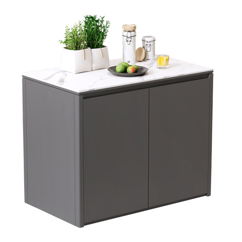 Home Dining Kitchen Island Table Modern Rectangular Kitchen Island