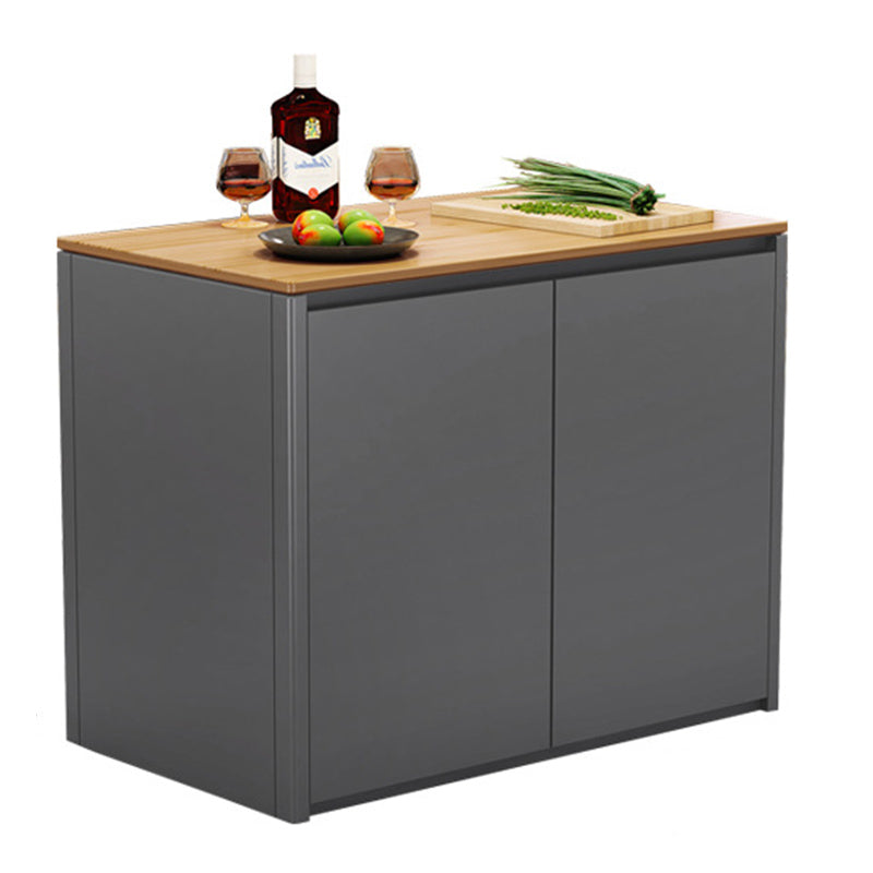 Home Dining Kitchen Island Table Modern Rectangular Kitchen Island