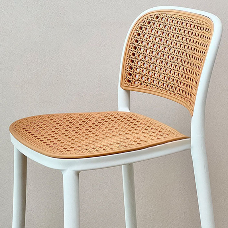 Plastic Bar Stool Industrial Backrest Stackable Counter Stool for Bristol